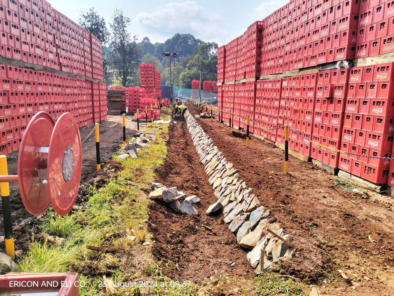 Coca-Cola Eldoret plant yard civil and road works