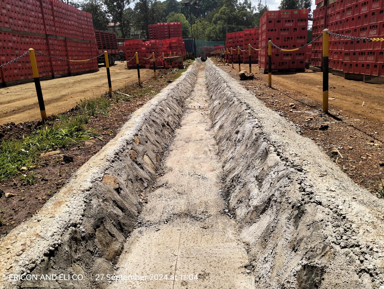 Coca-Cola Eldoret plant yard civil and road works